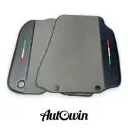 AutoWin Brand Gray Floor Mats For Ferrari 812 Superfast with Carbon Fiber (for: Ferrari)