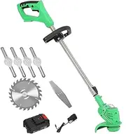 Cordless Pole Hedge Trimmer– Telescopic Extendable Reach Cutter for Hedges, Bushes, Branches – 42V Battery, Dual Action Blades,180º Adjustable Trimmer Head