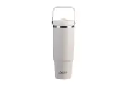 Oasis Stainless Steel VoyagerTumbler with Handle 900ml Drink Cup - Alabaster