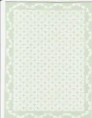 Dollhouse Miniature Light Green Medium Accent Rug 4" x 3" RG260