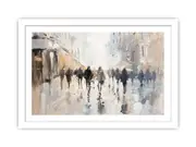 Walking in Paris Framed Print