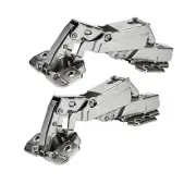 175 Degree Hinges Frameless Cabinet Doors Hinges Concealed Hydraulic Adjustab...