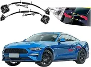 2pcs Car Smart Electric Suction Door Refitted Automatic Locks Soft Close Anti Pinch Super Silence Compatible for Ford Mustang 2017-2021