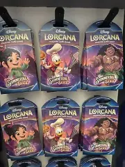 Disney Lorcana Shimmering Skies 6 Sleeved Booster Packs Free Shipping