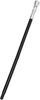 Perfeclan Halloween Cane Decor Prop Costume Accessory for Stage Performance Party Birthday, Silver