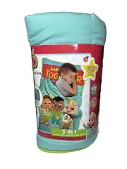 Cocomelon Toddler Nap Mat & Pillow JJ And Friends Indoor Sleeping Bag 21 x 46”