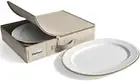 Sorbus Stemware Storage Chest Plate Dinnerware