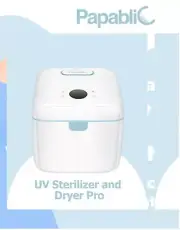 Papablic 4-in-1 UV Light Sanitizer | UV Sterilizer and Dryer Pro/Large Capacity