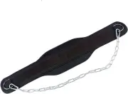 Dip Belt for Weightlifting with 70Cm Steel Chain, Pull-Ups Belt Weight Belt G...