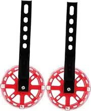 GANAZONO 1 Set Enhanced Bicycle Training Wheels with Flashing Lights Safe Stable Auxiliary Wheels for Improved Balance and Riding Skills Easy to Install for Bikes