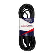 Dynamix PEXT5MBK 5m Standard Duty Power Extension Lead - Black (3 Core 1.0mm) 240v 10A [PEXT5MBK]