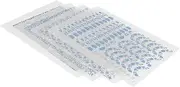 4 Sheets Underglaze Blue White Ceramic Transfer Paper DIY Pottery Decal Chic Clay Decal Cuttable Transfer Paper