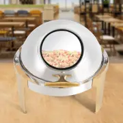 6L/6.3QT Roll Top Chafing Dish Food Warmer Buffet Set Servers for Parties