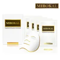 在飛比找momo購物網優惠-【MIROKAL 米羅蔻】玻尿酸多胜肽冰河保濕面膜-4片裝(