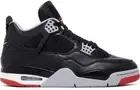 Size 8.5 - Air Jordan 4 Retro Bred Reimagined Black Red Basketball Sneaker