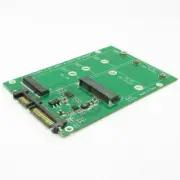2 in 1 Combine Mini PCI-E M.2 NGFF & mSATA SSD to SATA 3.0 III Adapter PCB Card