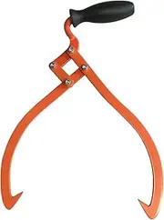 Log Tongs Logging Skidding Tongs Non-Slip Grip- Log Lifting, Handling, Dragging & Carrying Tool (10 in)