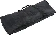 76 Key Piano Keyboard Case, Portable Keyboard Case Bag, with Handles, Large Accessory Pocket, Shoulder Straps, Electric Piano Padded Case, Oxford Cloth Black Keyboards Gig Bags