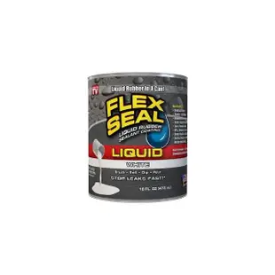 【FLEX SEAL】LIQUID萬用止漏膠 亮白色 16OZ小桶裝(FLEX SEAL LIQUID)