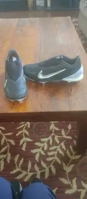NIKE FORCE ZOOM "TROUT 8" Pro Metal "Black" Baseball Cleats Men's Size: 13