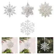 Christmas Tree Snowflake Pendant Christmas Tree Hanging Decorations for Door