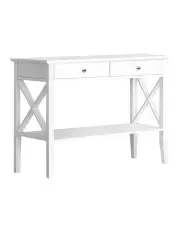 [Artiss] Console Table 2 Drawers 100cm in White Chole