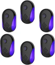 2024 Upgraded Ultrasonic Repeller-6 Packs, Indoor Ultrasonic and Repellent for Roach, Rodent, Mouse, Bugs, Ant, Mosquito, Mice, Spider, Electronic Plug in Pest Control