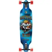 Sector 9 Mini Fractal 9Er Blue Complete Skateboard - 8.75x34 Sidewinder