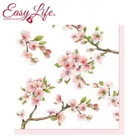 在飛比找PChome24h購物優惠-【義大利EASY LIFE】 餐巾紙 ▶ 櫻花 蝶谷巴特 手