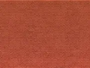 HO Model Scenery - 56690 - 3D Cardboard Sheet “Plain Tile” - Red