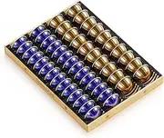[SpaceAid] Coffee Pod Holder Drawer Organizer for Nespresso Vertuo Capsule, Bamboo Holder Tray Storage for Nespresso Vertuo, Compatible with 40 Big or 52 Small Vertuoline Pods (Drawer Insert)