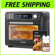 Stainless Steel 11-in-1 Air Fryer Toaster Oven – Bake, Roast, Dehydrate & More