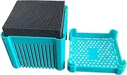 Aquarium Cube Filter, Activated Carbon Block, Charcoal Filtration Aid, Odor Absorbing Design, Purifier, Long-Lasting Use, for Freshwater, Saltwater Tanks, 11.2x11.2x11.2cm