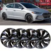 15" Set of 4 Hubcaps Wheel Covers Hub Caps R15 Steel Wheel For Hyundai Elantra (for: Hyundai)