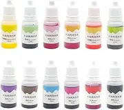 Generic Baking and Decorating Kit with 12 Liquid Food Color Dyes for Icing and Fondant