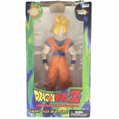Dragon Ball Z DBZ Super Warriors Super Saiyan Goku 16" Figure, Irwin Toy 1999
