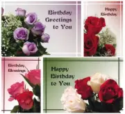 Cards Birthday Springtime Roses