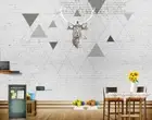 3D Brick Elk Wallpaper Wall Mural Removable Self-adhesive 448