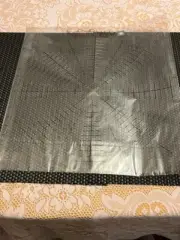 Large Brand NEW NIP Folded Star Stencil 18" x 16" + Quilting Stars instructions