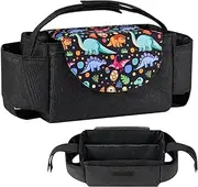 Stroller Parent Organizer – Detachable Strollers Pouch with Zipper Pockets, Multi-Purpose Strollers Bag | Travel Organizers for Pet Stroller, Accessory Carrier, Handy Organizer for Parents