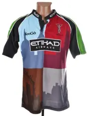 HARLEQUINS ENGLAND RUGBY UNION SHIRT KOOGA SIZE L