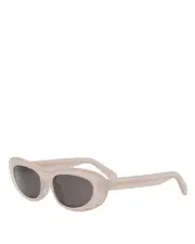 Celine 3 Dots Rectangular Sunglasses, 54mm