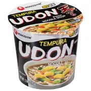 Nong Shim Cup Soup Tempura Udon Noodles 2.64 oz (Pack of 12)