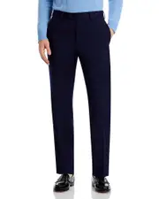 The Men's Store at Bloomingdale's Performance Wool Regular Fit Dress Pants - Exclusive