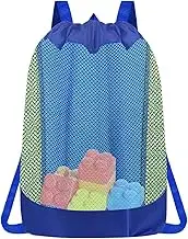 Beach Backpack | Drawstring Shell Collecting Bag - Portable Mesh Backpack With Breathable Design For Organizing Sandbox Shells Towels Snacks And More