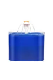 YES4PETS Automatic Electric Pet Water Fountain Dog Cat Water Feeder Bowl Dispenser W LED
