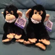 Chimpanzee Monkey Stuffed Animal ~ Fuzzy Fella ~ 11” by Wild Republic.