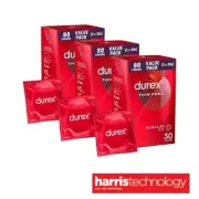 Durex [3PK] Featherlite Ultra Thin Feel Condom, Provides Protection and Pleasure