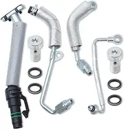 4PCS Turbo Oil Return Drain Line and Oil Feed Pipe Kit - 55587854 55592600 fit for Chevy Cruze Sonic Trax Encore 1.4L 55567067 55568031 25198546 667-023 625-829