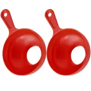 2 Pcs Jam Funnel Funnels for Filling Bottles Wide Mouth Cooking Oil Dispenser